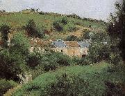 Camille Pissarro rural road Spain oil painting artist